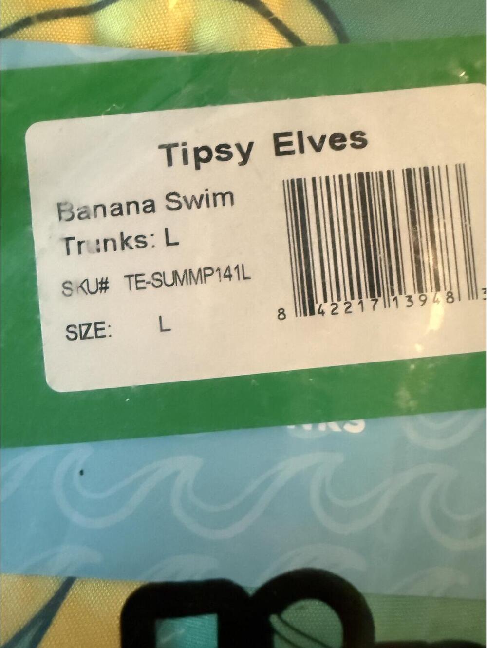 NWT Tipsy Elves Tipsy Elves Havana Banana Swim Trunks - Picture 4 of 5